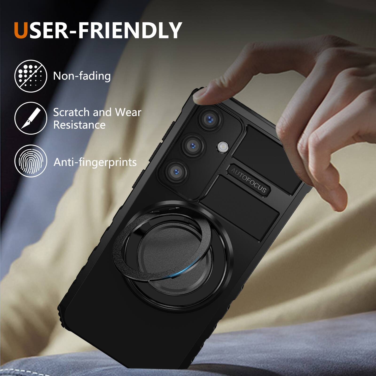 USER-FRIENDLY

- Non-fading
- Scratch and Wear Resistance
- Anti-fingerprints

AUTOFOCUS