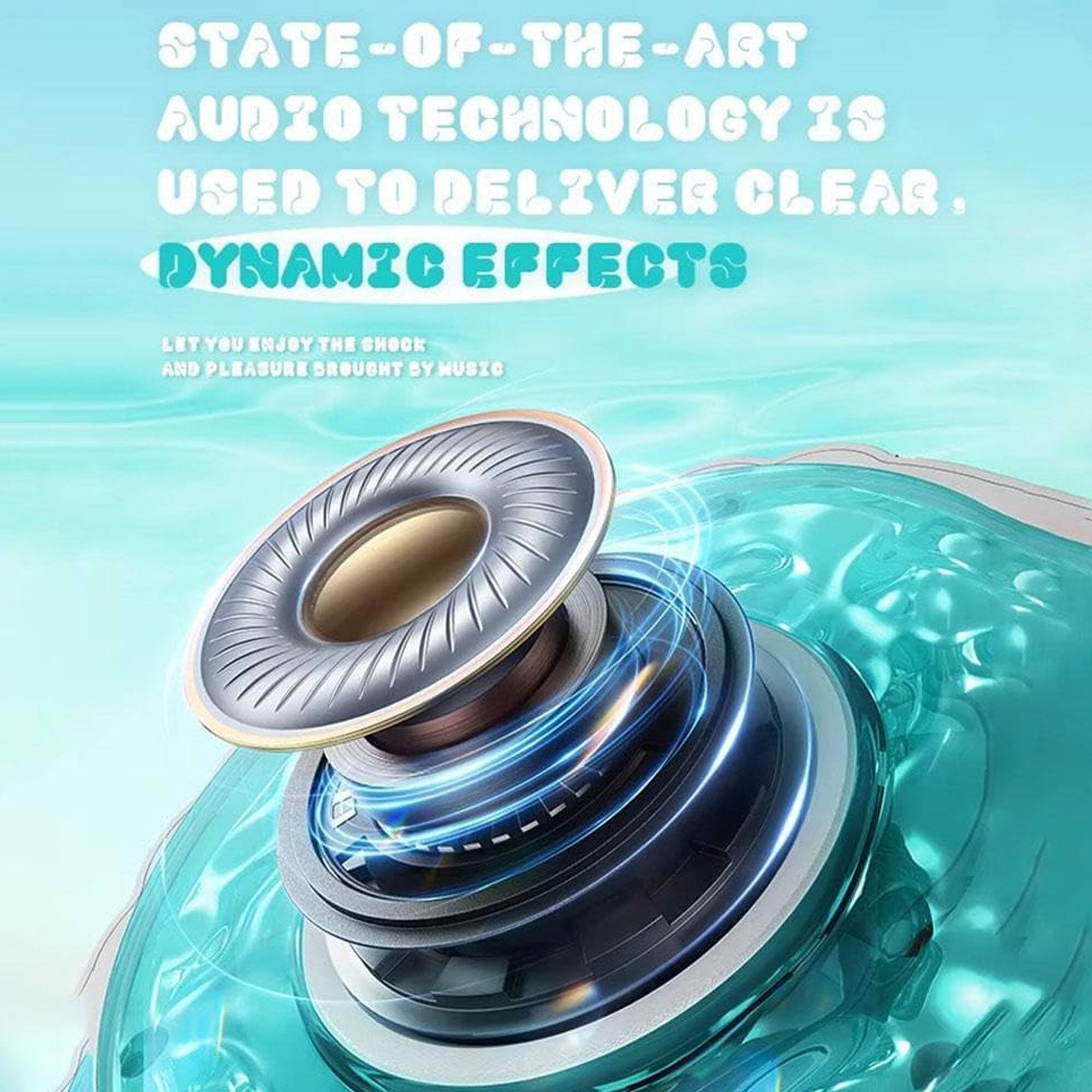 STATE-OF-THE-ART AUDIO TECHNOLOGY IS USED TO DELIVER CLEAR, DYNAMIC EFFECTS

LET YOU ENJOY THE SHOCK AND PLEASURE BROUGHT BY MUSIC