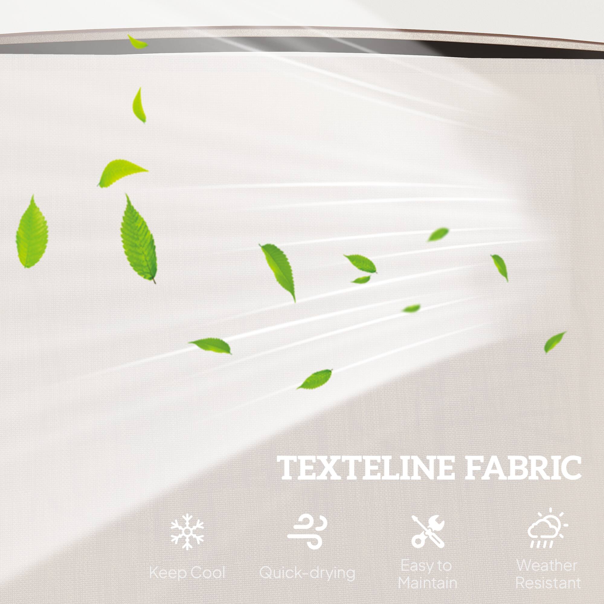 TEXTLINE FABRIC

- Easy to Keep Cool
- Quick-drying
- Easy to Maintain
- Weather Resistant