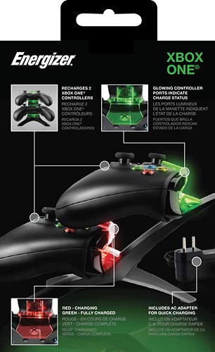 Chargeur 2 manettes Energizer Xbox One