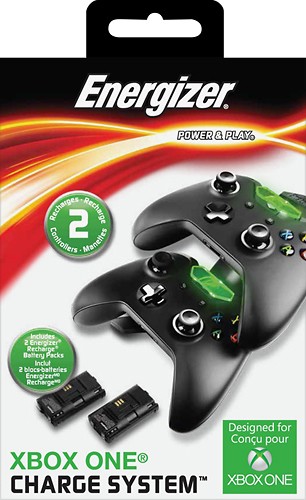  Energizer - Microsoft-Licensed Energizer 2X Charging System for Xbox One