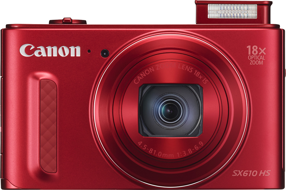 koepel Geruststellen Zeemeeuw Canon PowerShot SX610 HS 20.2-Megapixel Digital Camera Red 0113C001 - Best  Buy