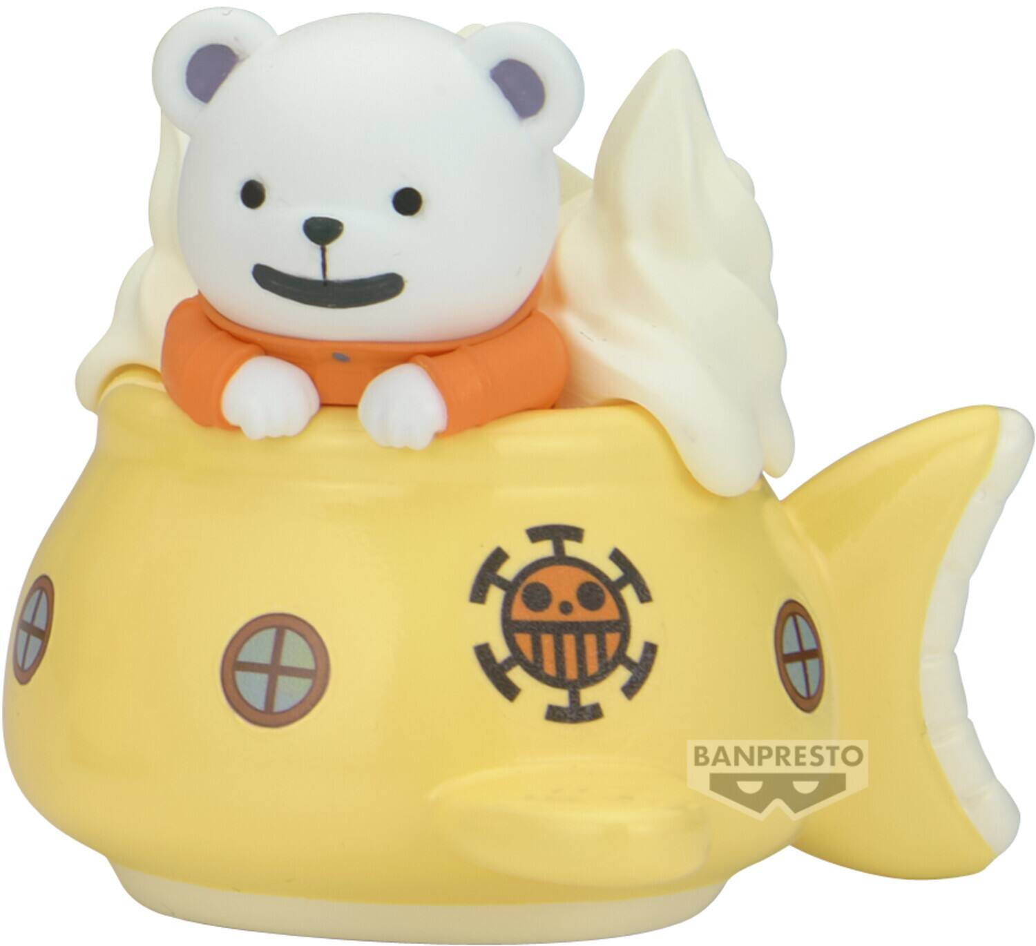 Banpresto - One Piece - Paldolce - Bepo & Pirate Ship Figure - COLLECTIBLES