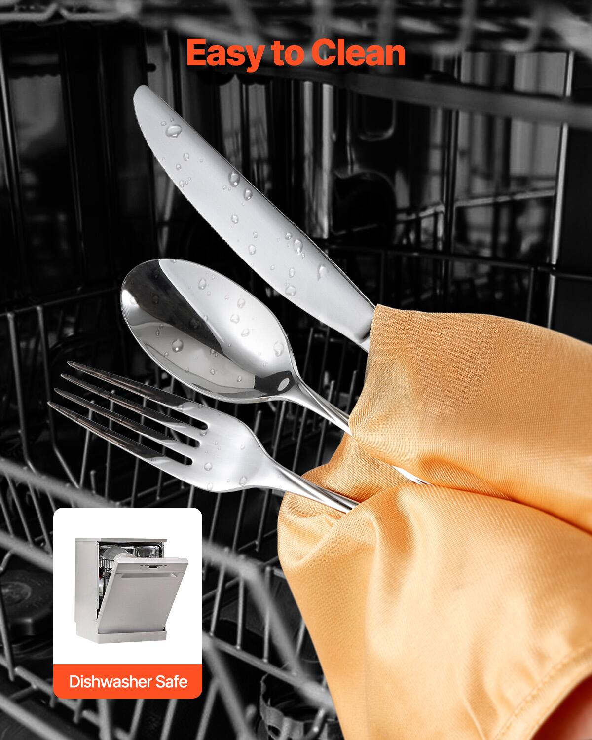 Easy to Clean  
Dishwasher Safe