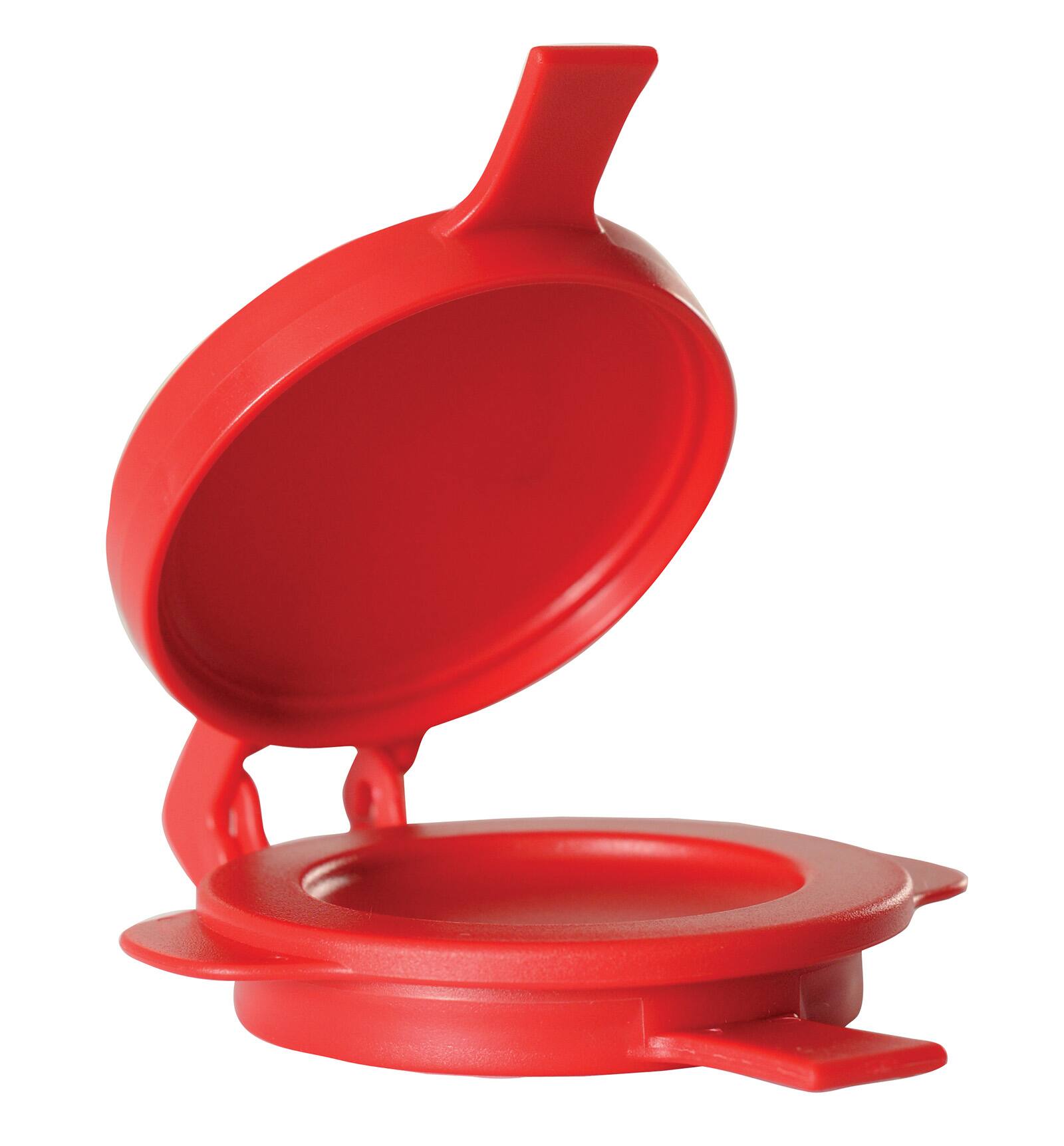 Front. Norpro - Nonstick Stuffed Burger Maker, Red - Red.