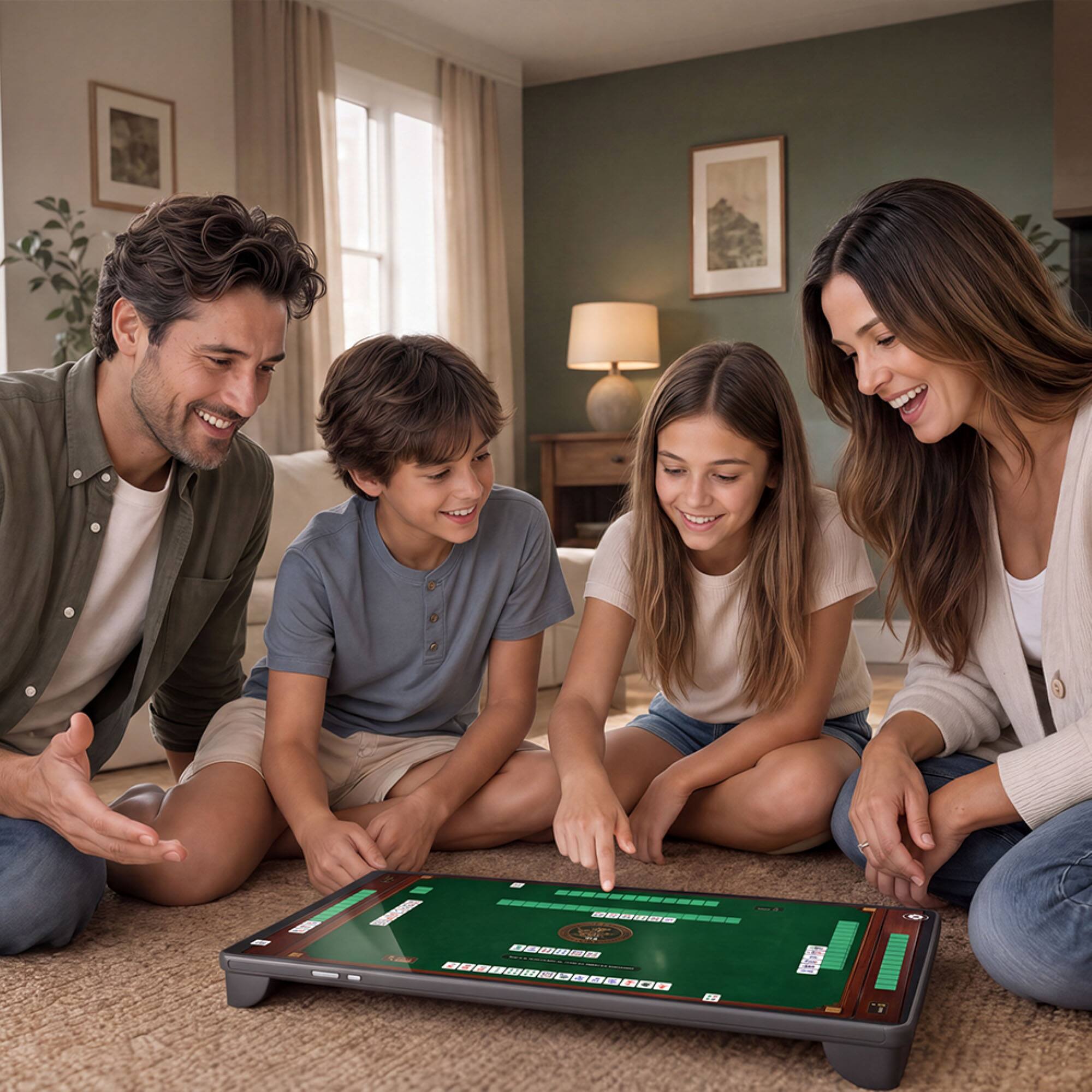 Alt View 6. EverPlay Studios - EverBoard - 21.5in Digital Board Game Console – Touchscreen, Built-In Game Creator, 50+ Games Available - Black.