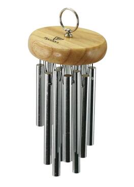 Tycoon Percussion - 12-Chrome-Plated Chimes on Siam Oak Bar, Tempered Aluminum Alloy Chimes Affixed in a Circular Formation