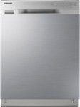 Front Zoom. Samsung - 24" Front Control Built-In Dishwasher with Stainless Steel Tub - Stainless steel.