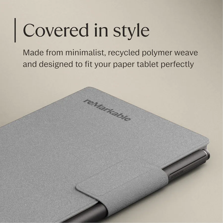 reMarkable Paper Pro Move Polymer weave Book Folio for your 7.3'' paper ...