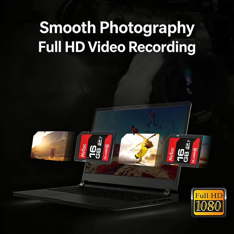Smooth Photography Full HD Video Recording  
Netac 16 GB CLASS 10  
Netac 16 GB CLASS 10  
Full HD 1080