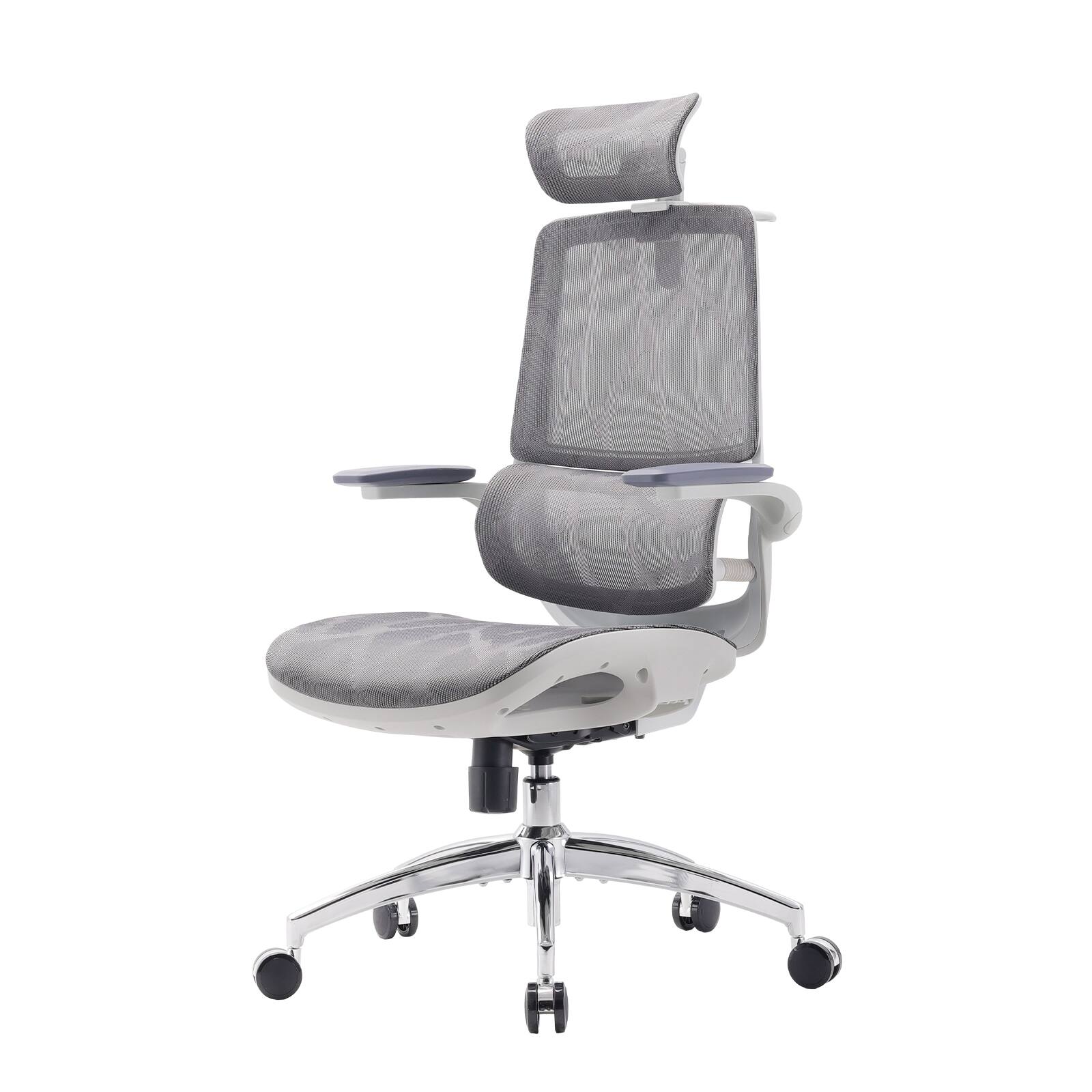 Alt View 8. SIHOO - M59AS Ergonomic Office Chair, Computer Chair with 3D Armrests, Dual Back Lumbar Support Desk Chair for Home Office - GRAY.