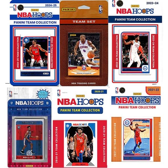 C&I Collectibles - Philadelphia 76ers Multi-Season Trading Card Set - Multicolor price history on PriceWatchPro