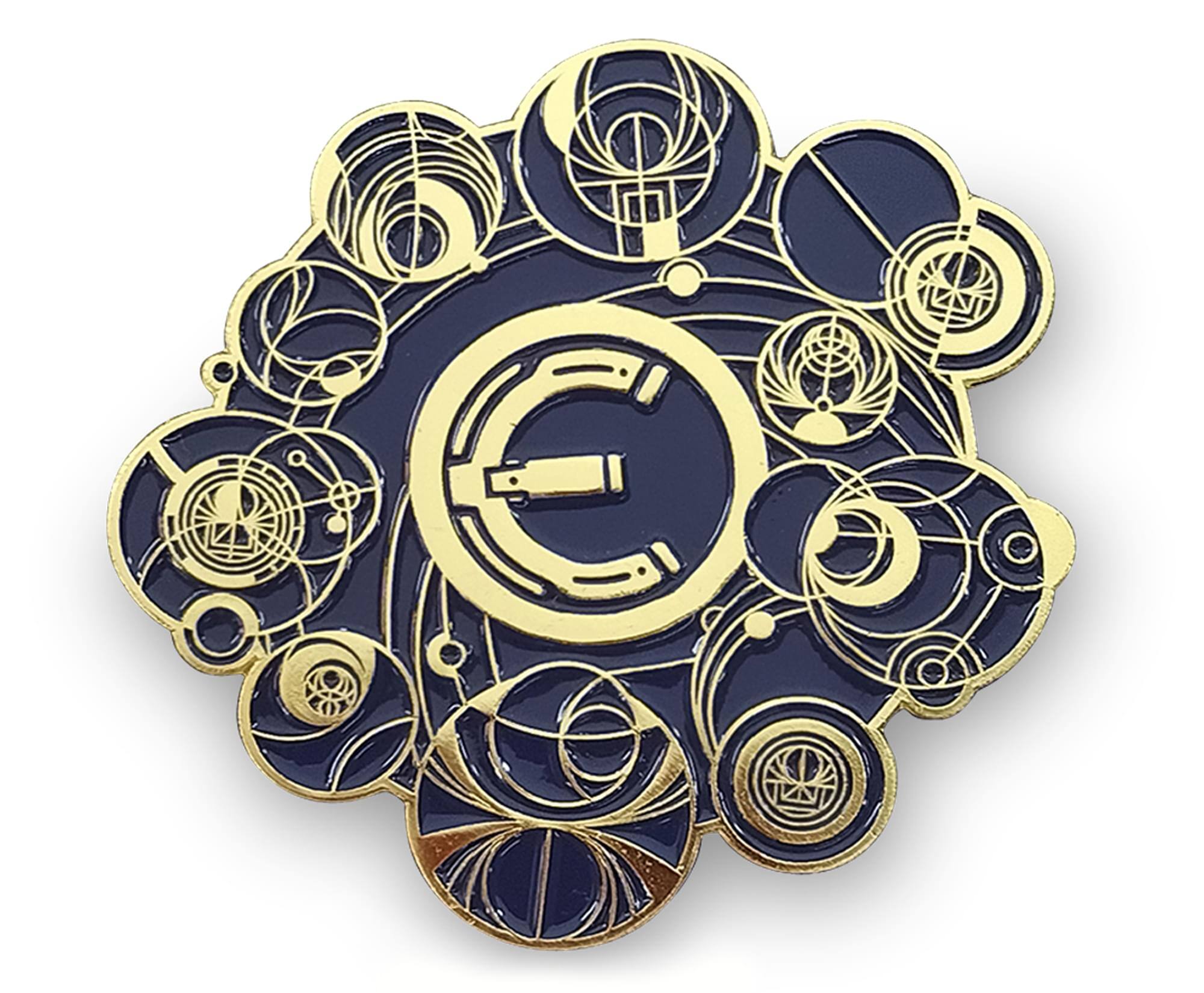 Front. Marvel - Marvel Eternals Cosmic Symbols Limited Edition Premiere Pin | Toynk Exclusive - Black.