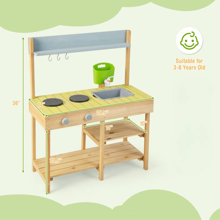 Suitable for 3-8 Years Old

36" x 14" x 29.5" x 14" x 10" x 20.5"