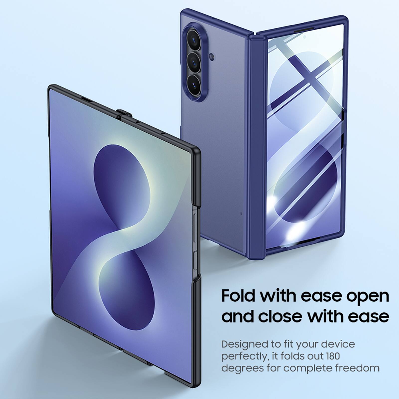 Fold with ease open and close with ease

Designed to fit your device perfectly, it folds out 180 degrees for complete freedom