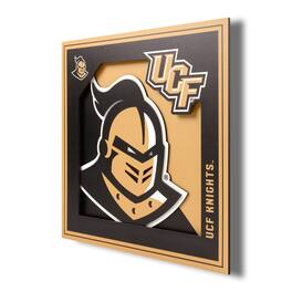 YouTheFan - UCF Knights 12'' x 12'' 3D Logo Wall Art - Multicolor