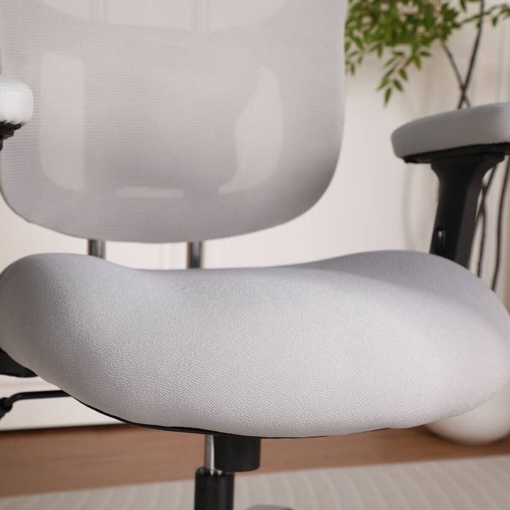 Alt View 7. Loheer - Loheer Big and Tall Office Chair Ergonomic Gaming Chair Grey - Grey.