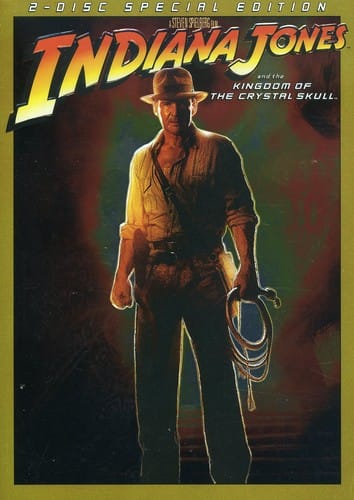 Front. Indiana Jones and the Kingdom of the Crystal Skull   - DVD.