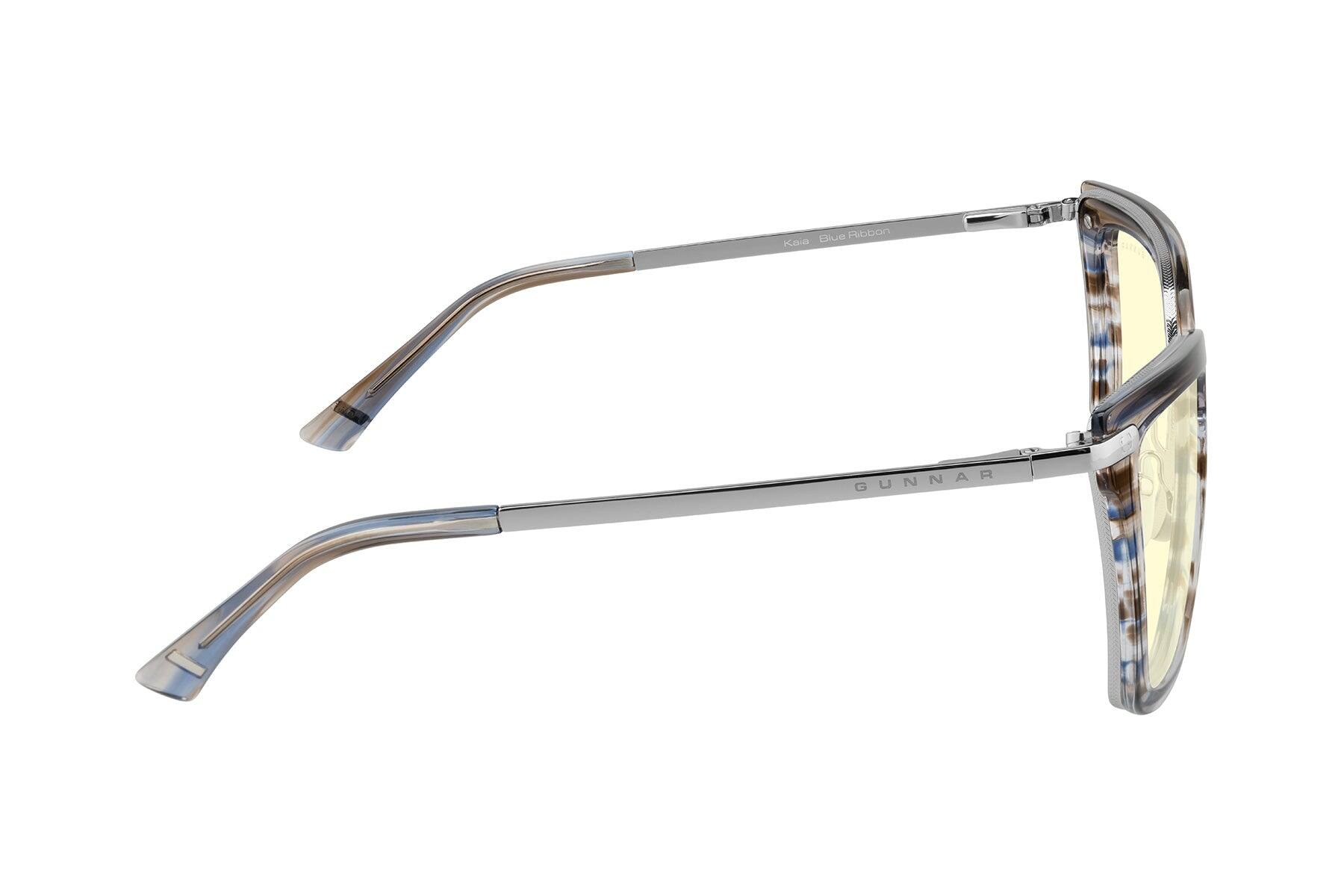 Alt View 8. GUNNAR - GUNNAR Womens Computer Glasses  -  Kaia, Cream/Marble, Clear Lens - Blue Light Blocking, Releive Dry Eye, Anti Glare - Cream Marble.