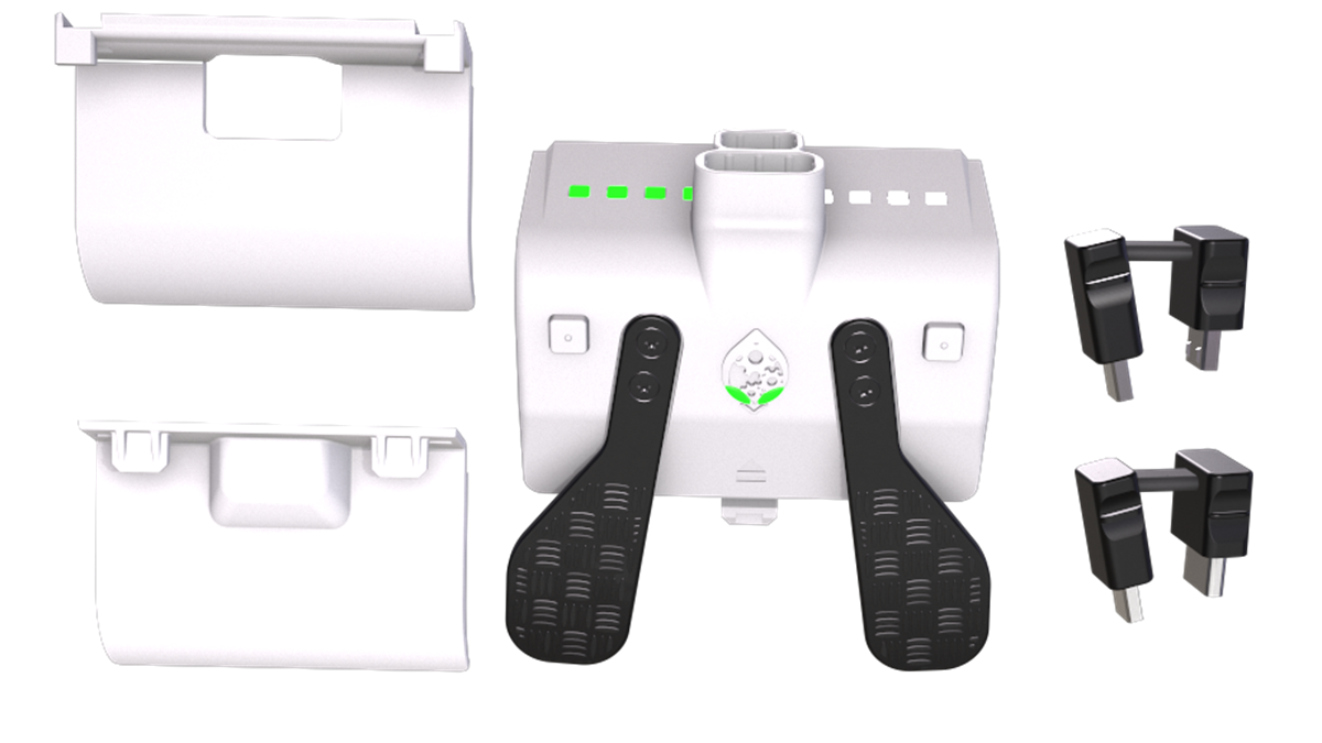 Collective Minds - Strike Pack Dominator 2 Back Paddle adapter for standard Series X | S and Xbox One Controllers - White - Front_Zoom