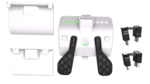 Front. Collective Minds - Strike Pack Dominator 2 Back Paddle adapter for standard Series X | S and Xbox One Controllers - White.