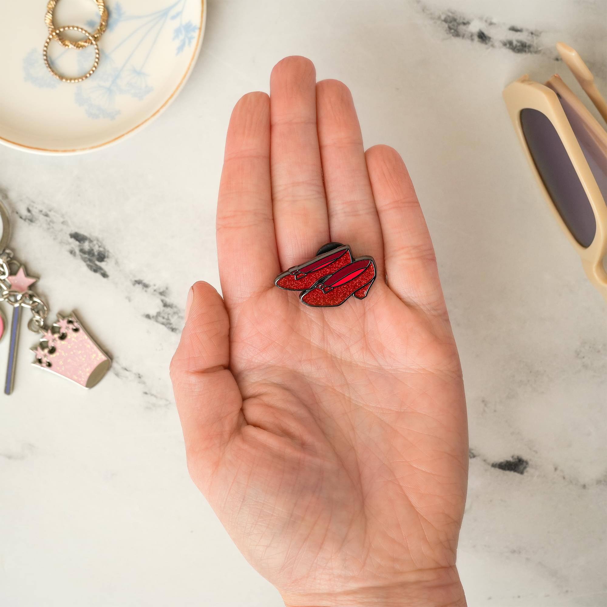 Alt View 10. SalesOne LLC - The Wizard of Oz Ruby Slippers Enamel Pin - Red.