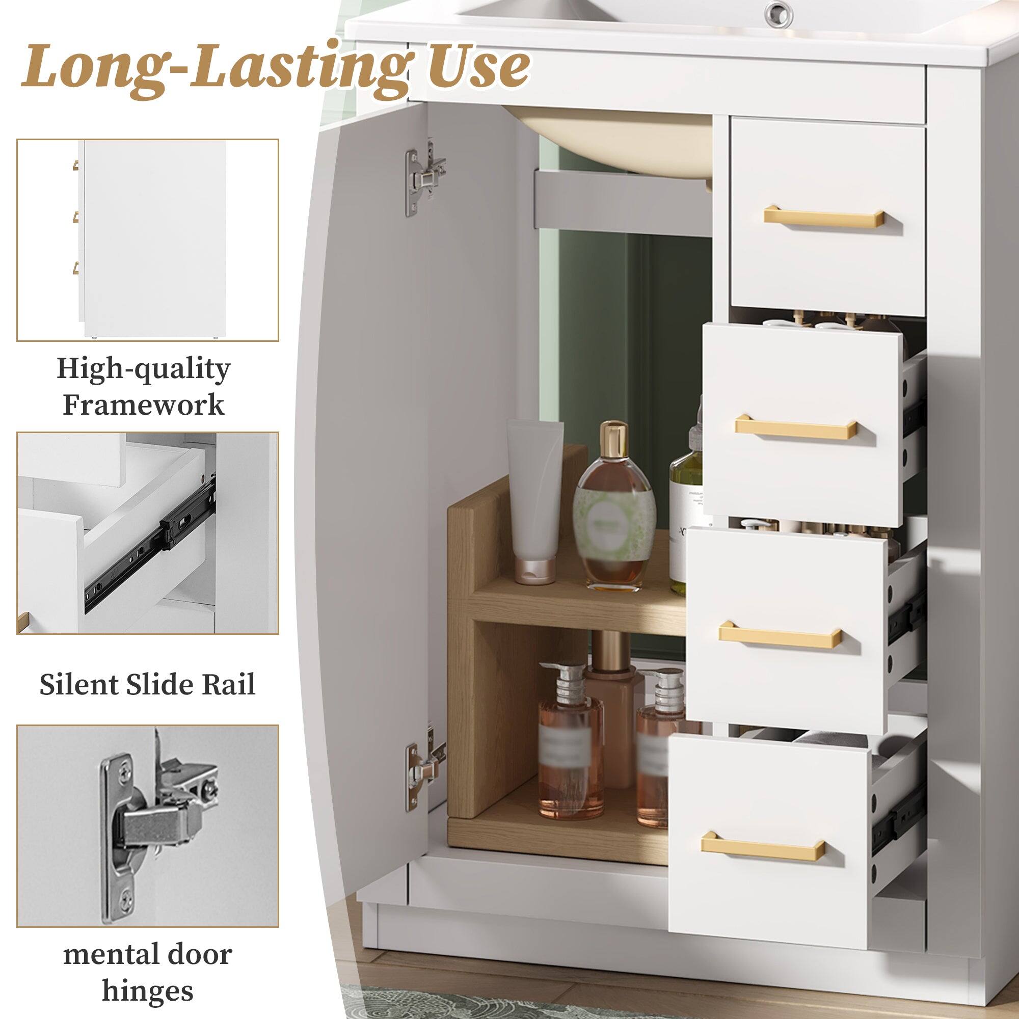 Long-Lasting Use

High-quality Framework

Silent Slide Rail

mental door hinges
