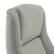 Alt View 13. Thomasville - Darius Bonded Leather Executive Modern Office Chair with Adjustable Arms - Gray.