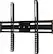 Angle Standard. Monster - SuperThin Wall Mount for Most 27" - 46" Flat-Panel TVs - Black.