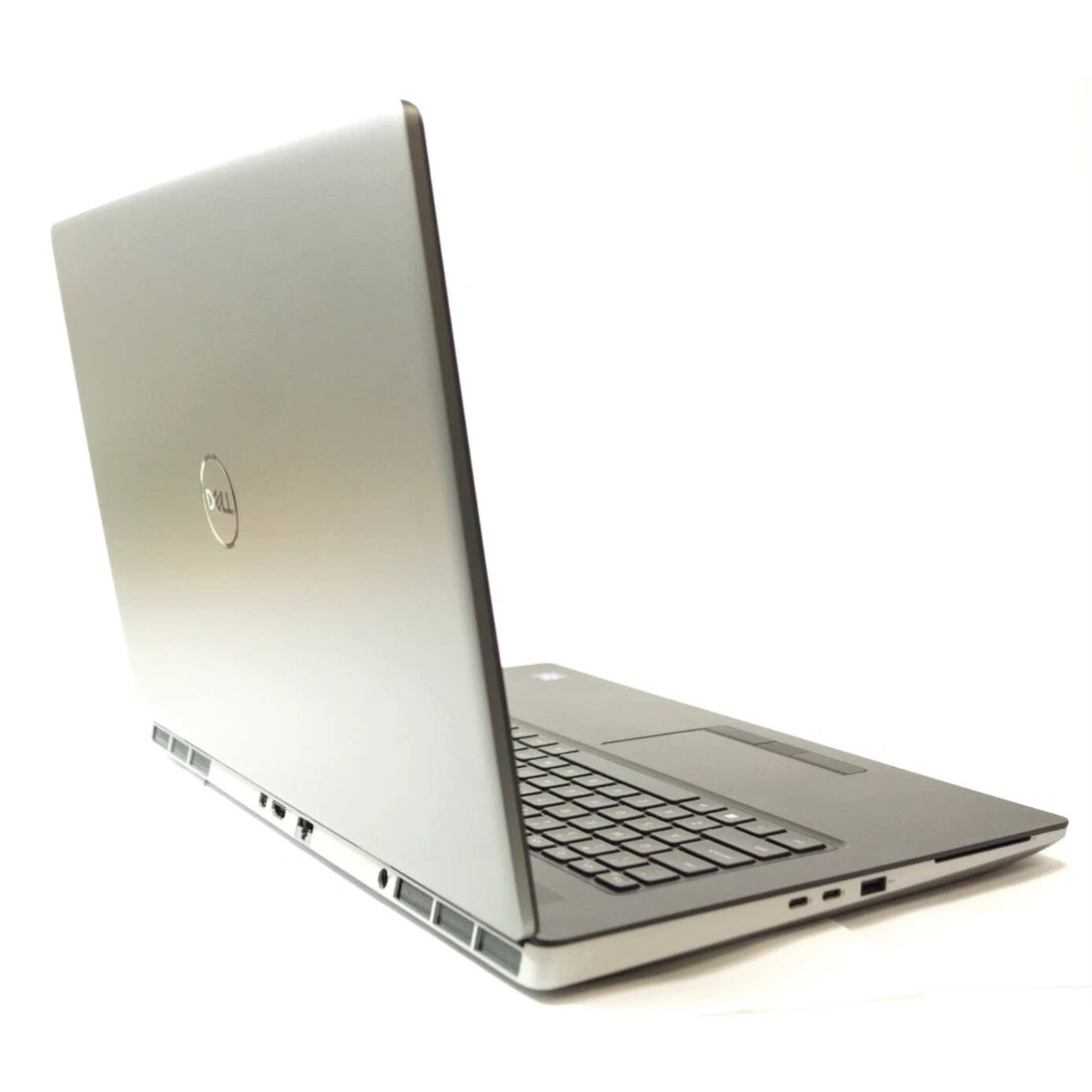 Back. Dell - Precision 7760 17.3" 64GB 512GB SSD Xeon® W-11855M 3.2GHz WIN11P, Aluminum Titan Grey - Gray.
