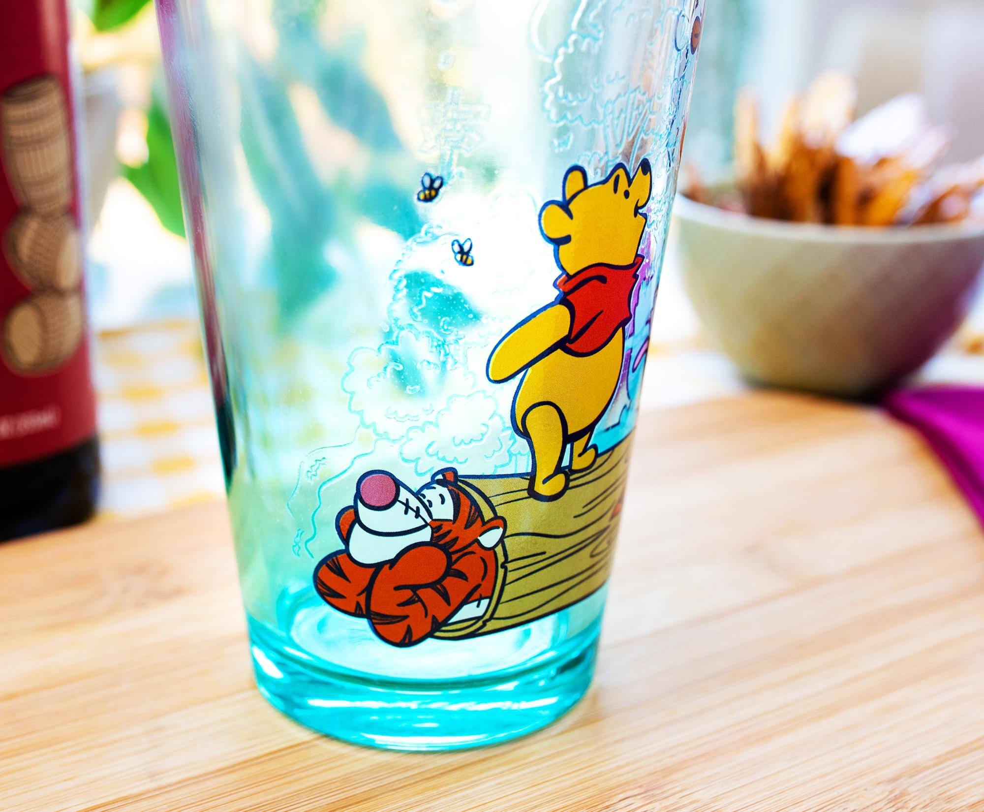Alt View 2. Disney - Disney Winnie the Pooh and Friends Pint Glass | Holds 16 Ounces - Orange.