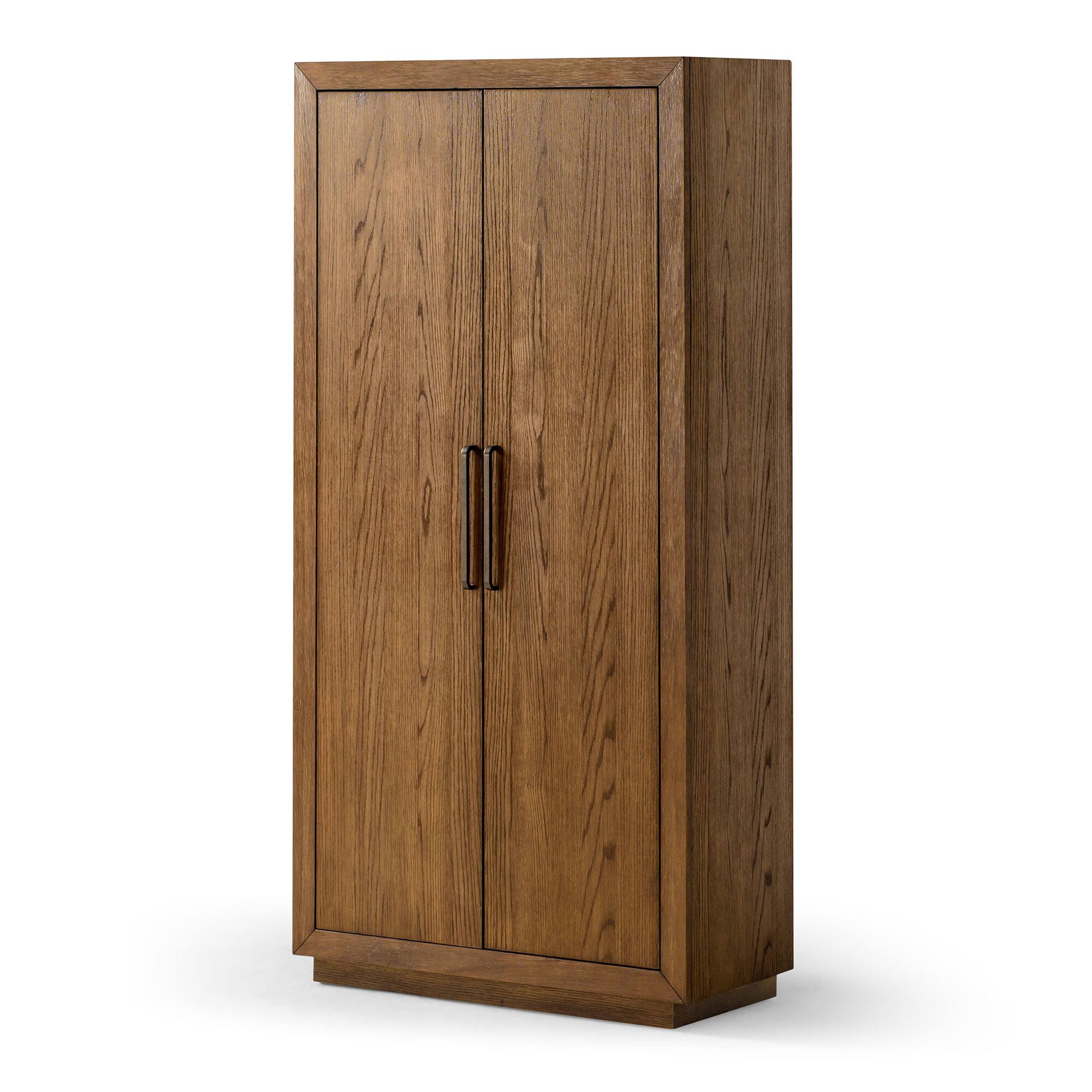 Front. Maven Lane - Maven Lane Uma Contemporary Wooden Cabinet in Refined Brown Finish - Refine Brown.