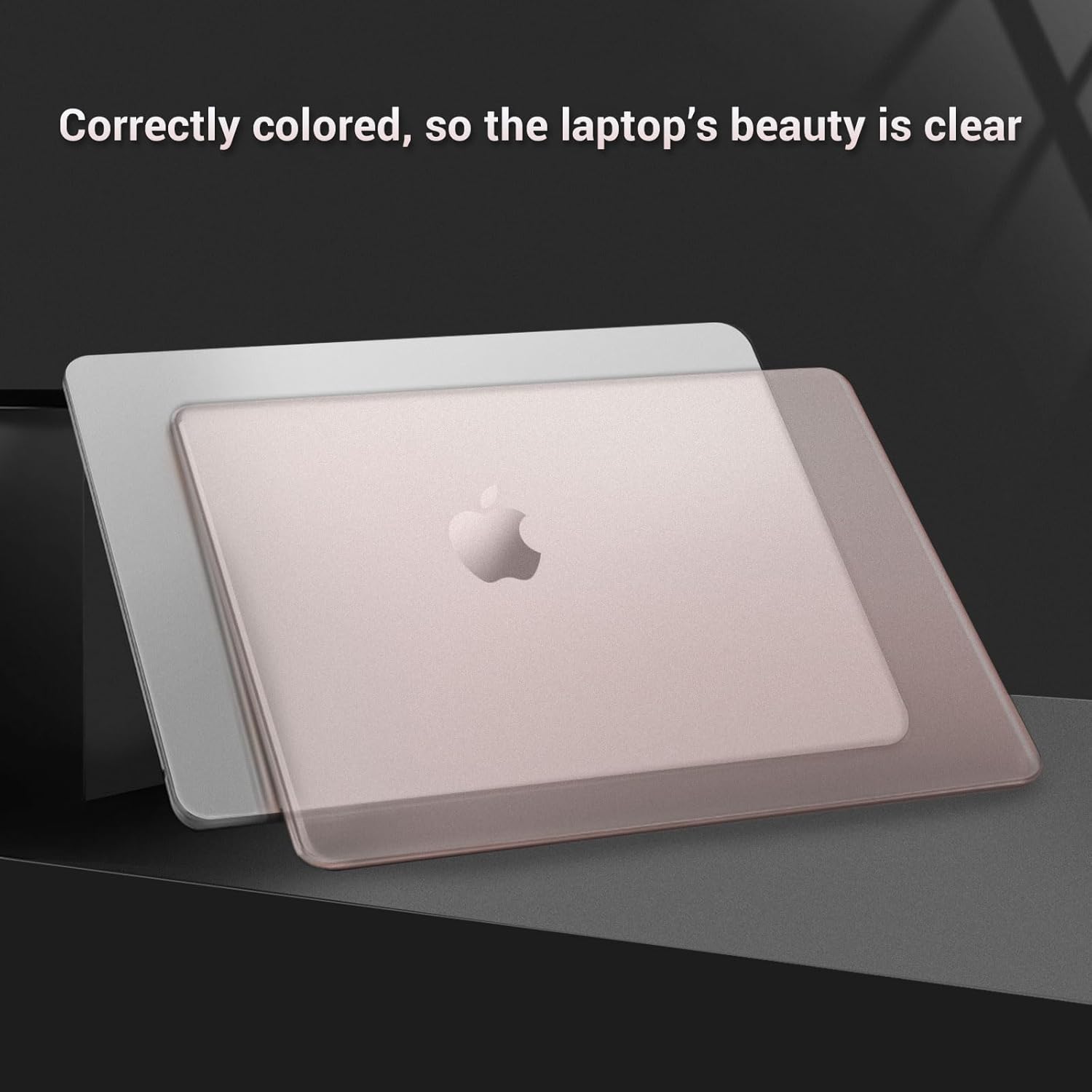 Correctly colored, so the laptop's beauty is clear
