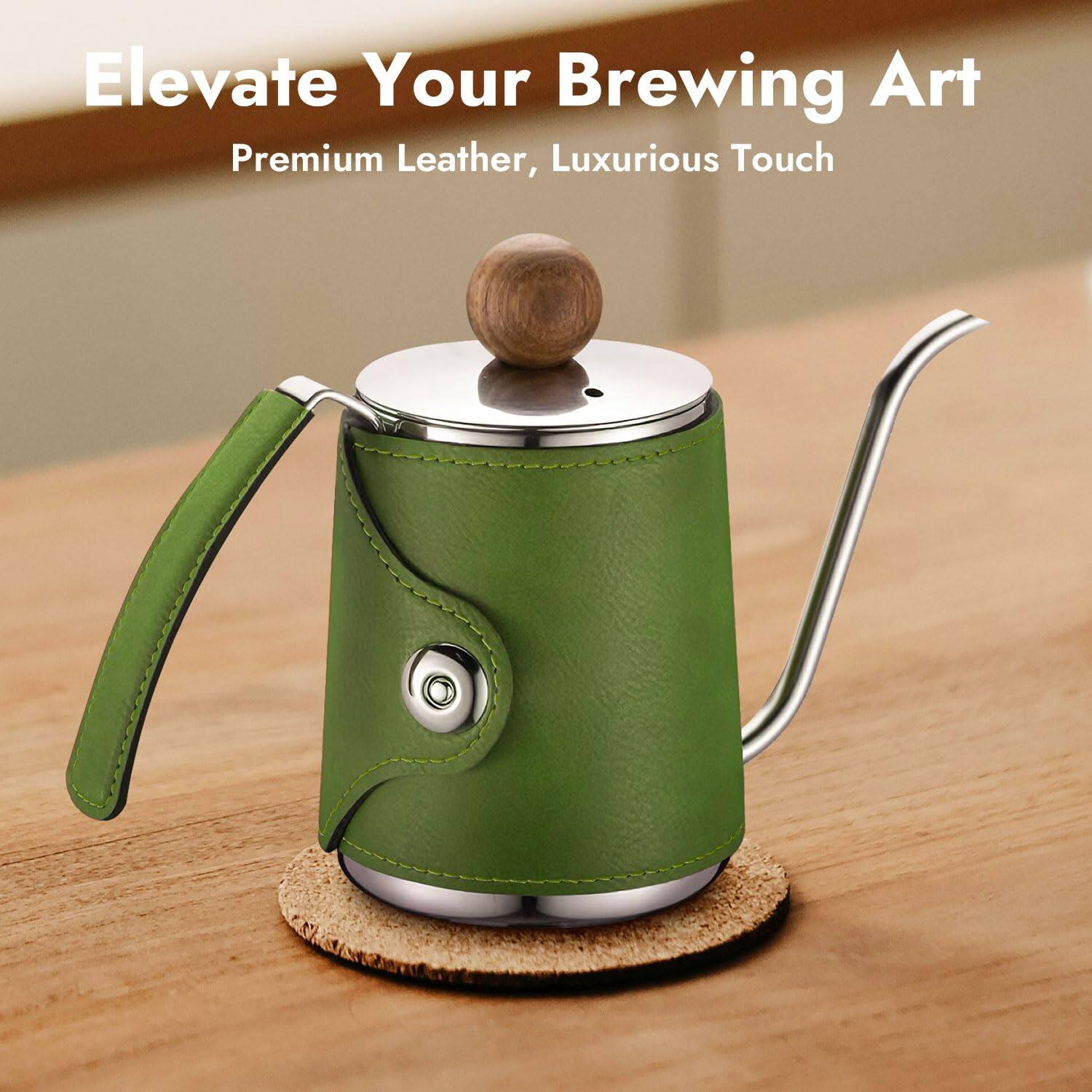 Elevate Your Brewing Art  
Premium Leather, Luxurious Touch