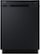 Front Zoom. Samsung - 24" Front Control Built-In Dishwasher with Stainless Steel Tub - Black.