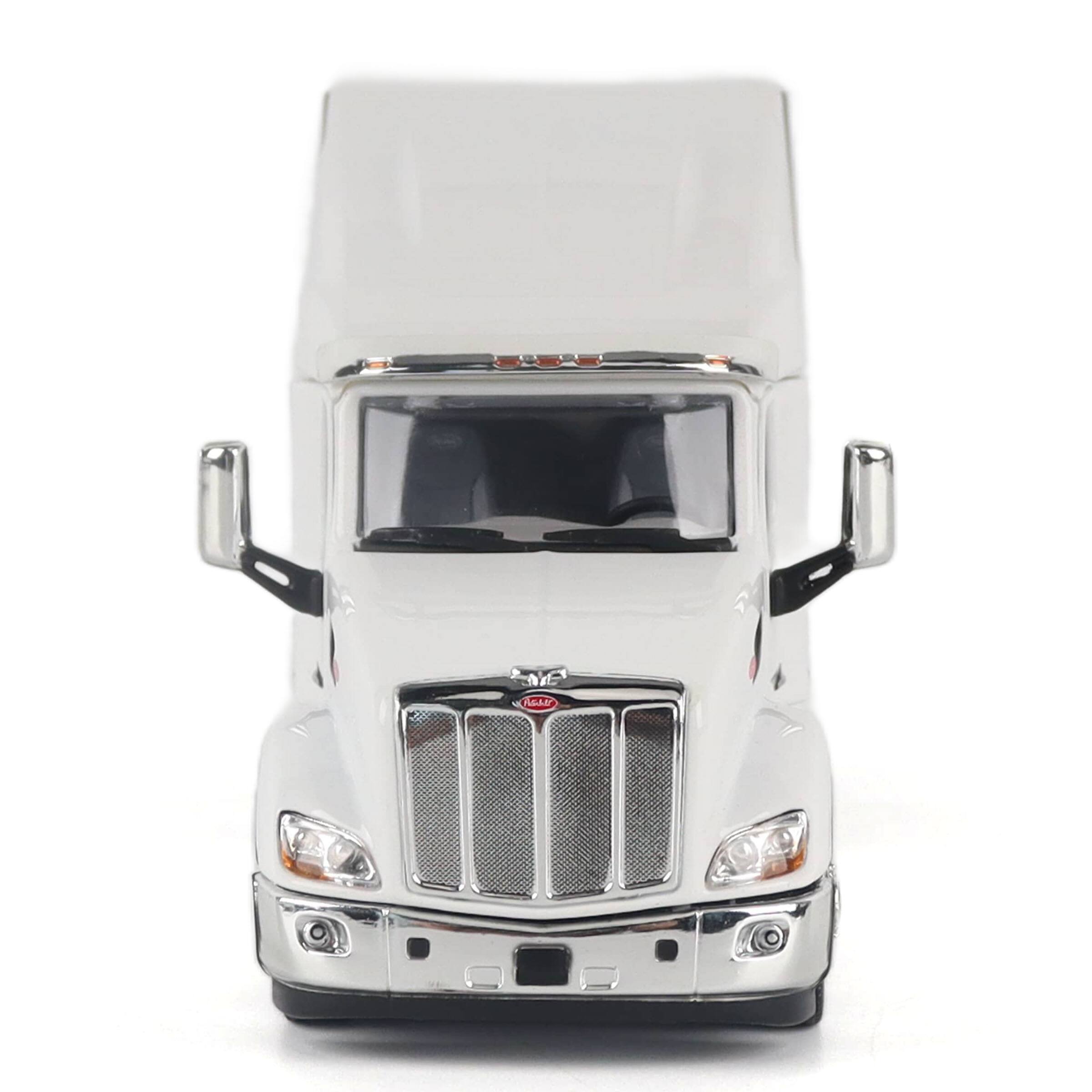 Alt View 4. Diecast Masters - Peterbilt 579 Ultraloft Tandem Tractor White w/Great Dane Champion 53ft Dry Cargo Trailer 1/50 Model by Diecast Masters.