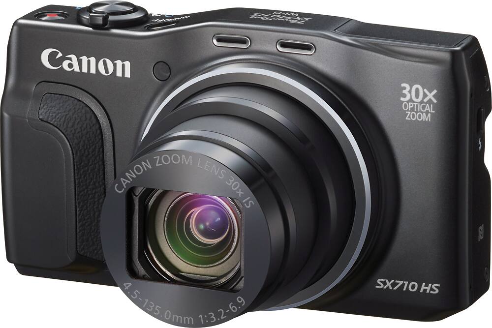 Best Buy: Canon PowerShot SX710 HS 20.3-Megapixel Digital Camera Black  0109C001