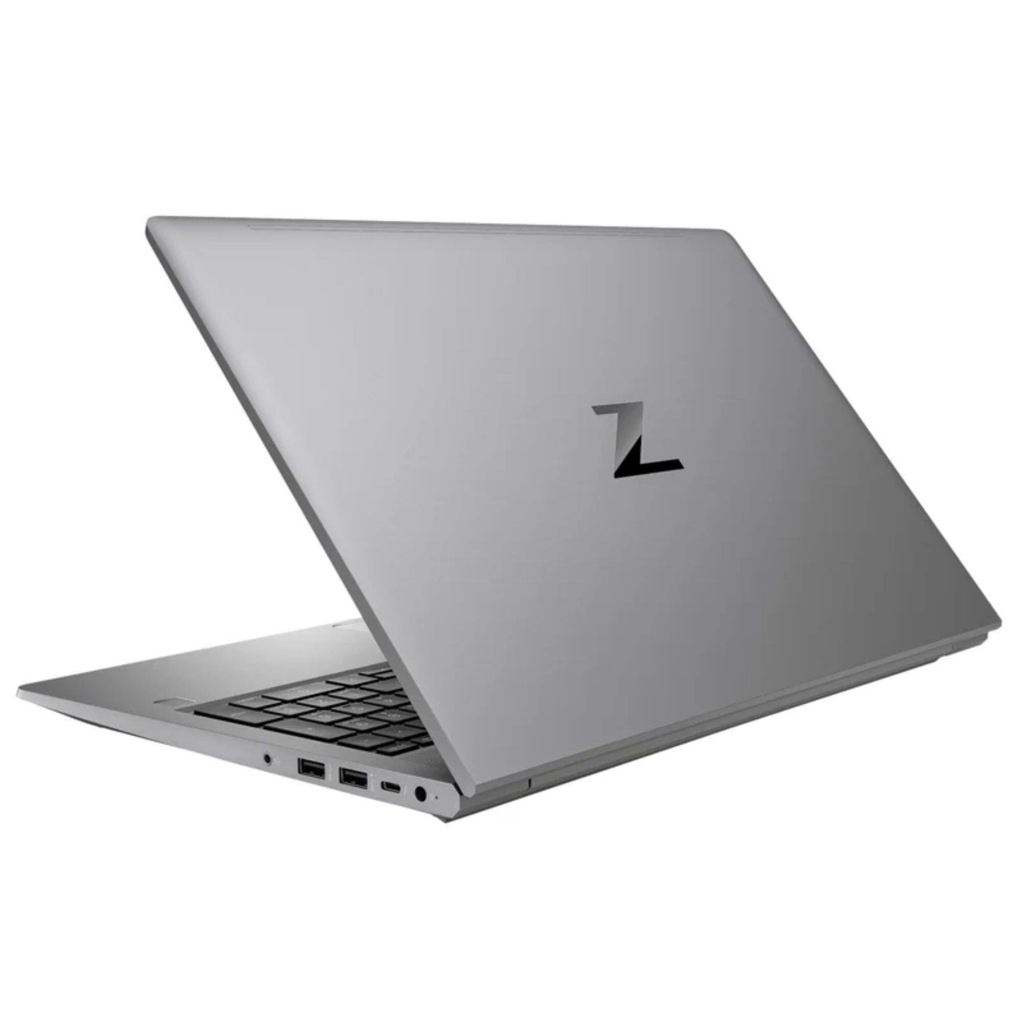 Alt View 3. HP - ZBook Power G9 Mobile Workstation 15.6" FHD Intel i7-12800H 2.4 GHz 32GB 256GB SSD NVIDIA RTX A1000 Graphics W11P Laptop - Gray.