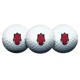 WinCraft - Arkansas Razorbacks 3-Pack Golf Ball Set - Multicolor