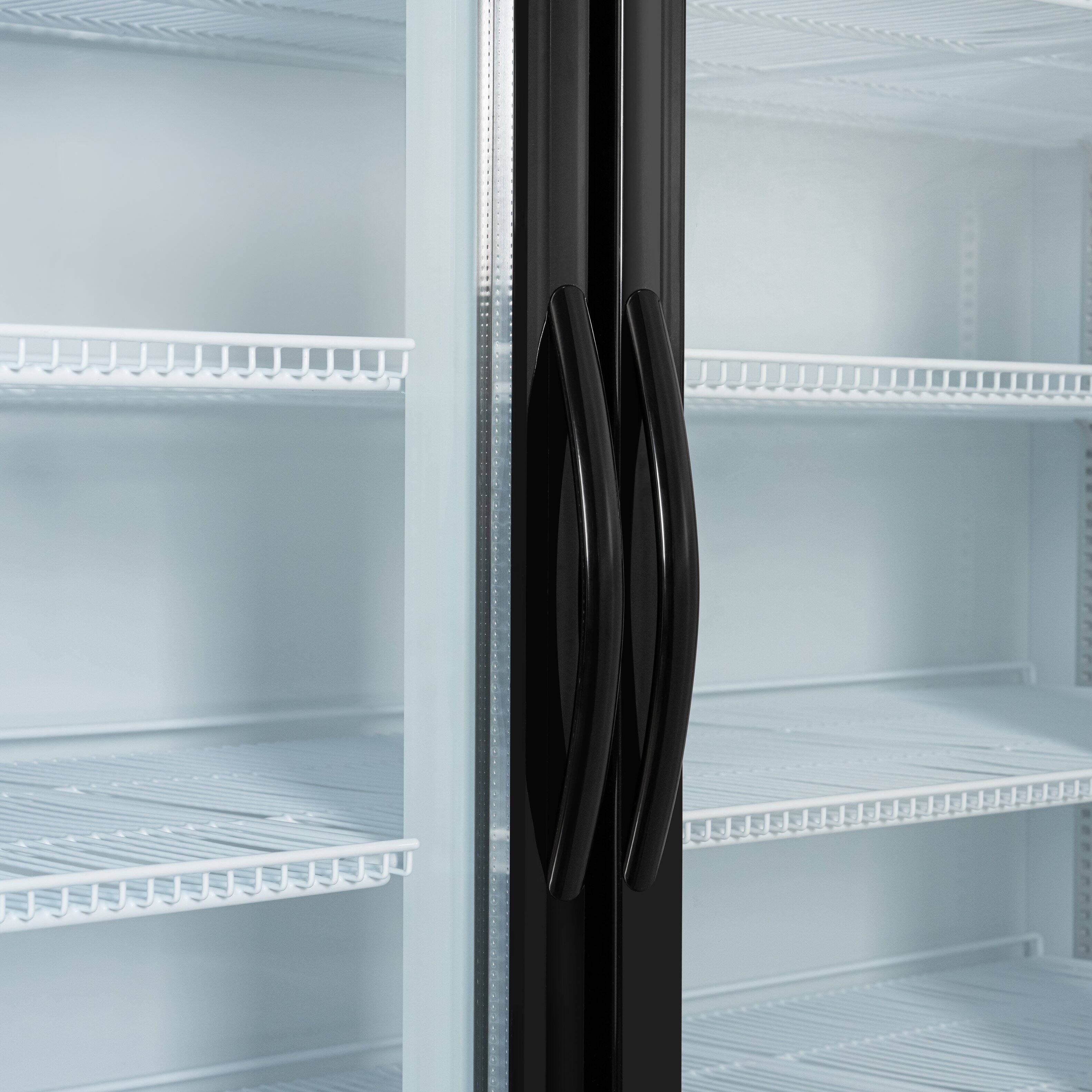 Alt View 6. Koolmore - 71 in. Three-Door Merchandiser Refrigerator - 56 Cu Ft. MDR-3GD-63C - Black.