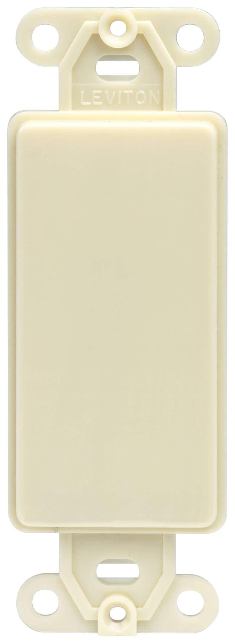 Leviton - Decora 1 gang Nylon Decorator Wall Plate 1 pk - Ivory price history on PriceWatchPro