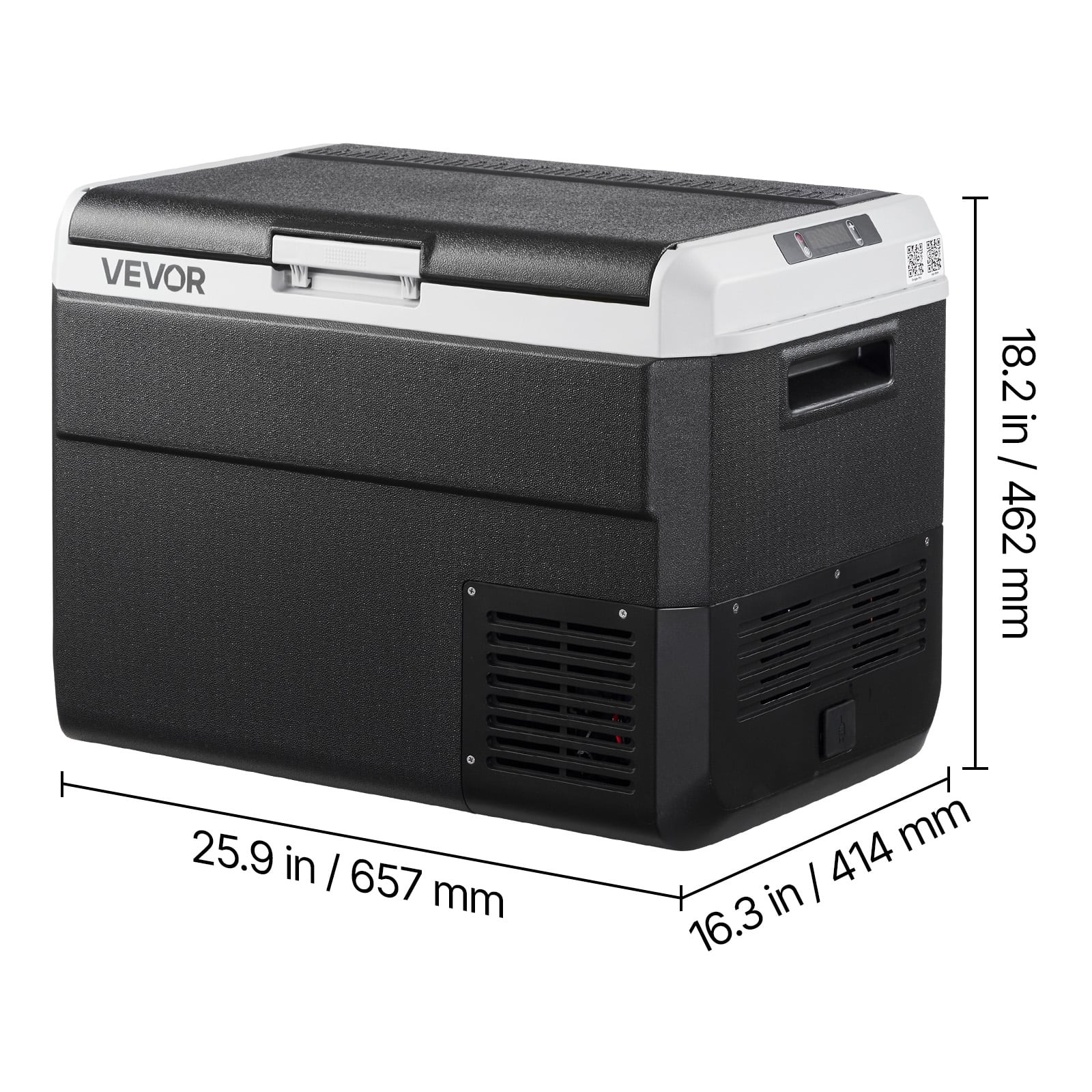 VEVOR 12 Volt Car Refrigerator, 52.8QT/50L Car Fridge, Portable