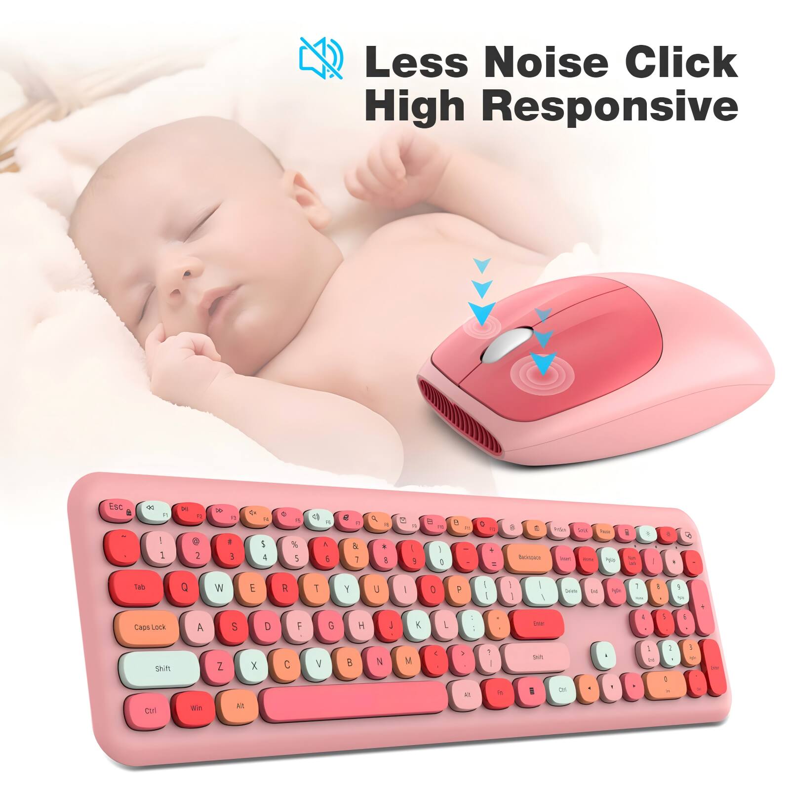 Less Noise Click High Responsive