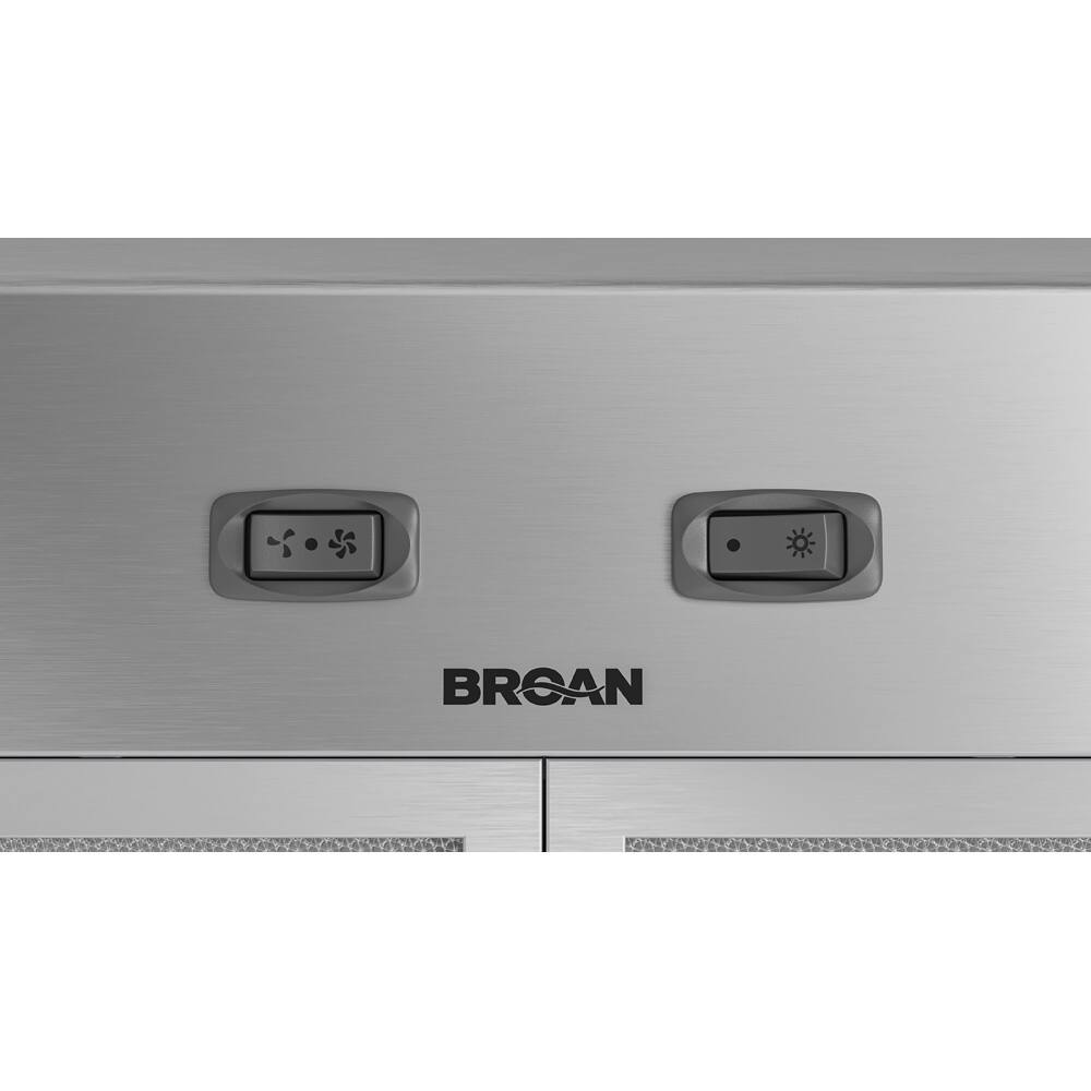 Alt View 7. Broan - Alta 30-Inch 350 MAX Blower CFM 1.5 Sones Range Hood - Stainless Steel.