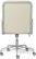 Alt View 18. Finch - Franklin Upholstered Office Chair - Bonded Leather - Cream.