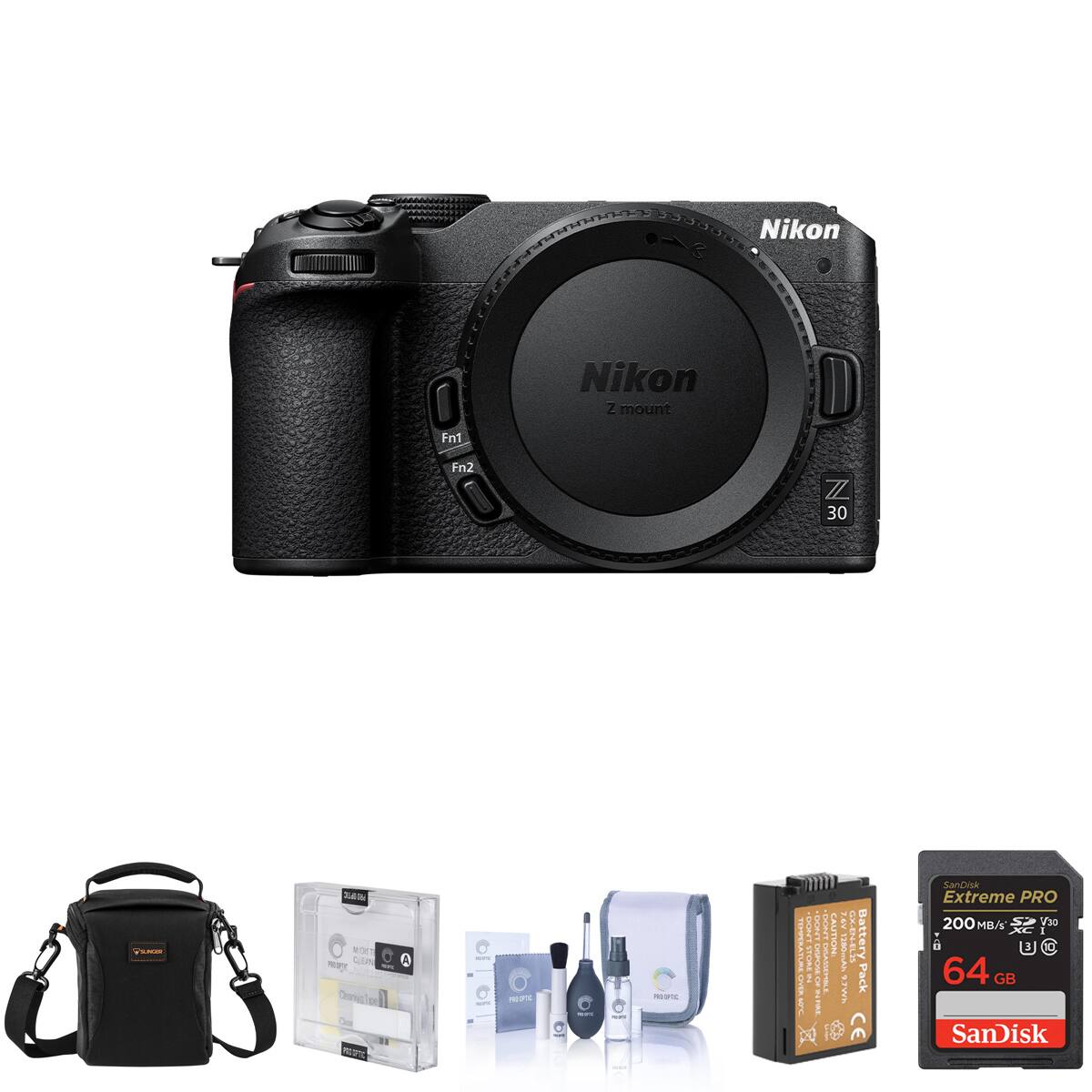 RI 3 Nikon O Fn1 Nikon Z mount O Fn2 ZI 30 .- S ROET CEA -Y Derg Doe A NESTE - NI u KA EAET TAV SEPPERATUR LAUTINE | GXB4E3 Uattery I |   W Pack CTRE CE Sandhs Extreme PRO 200 MB/s 30 I  3 4 64 GB SanDisk