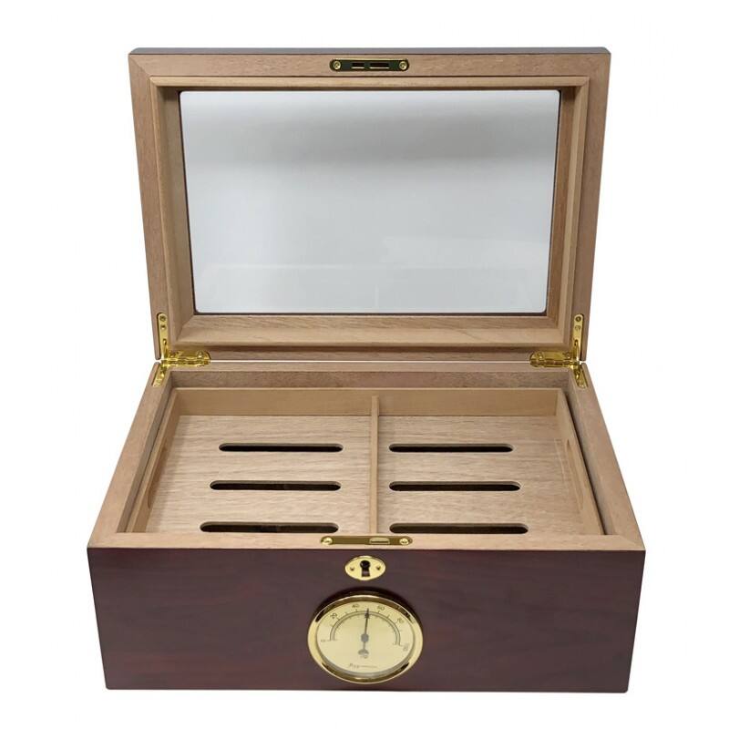 Left. Prestige - Bally Cherry Humidor - Beautiful Cherry Finish.