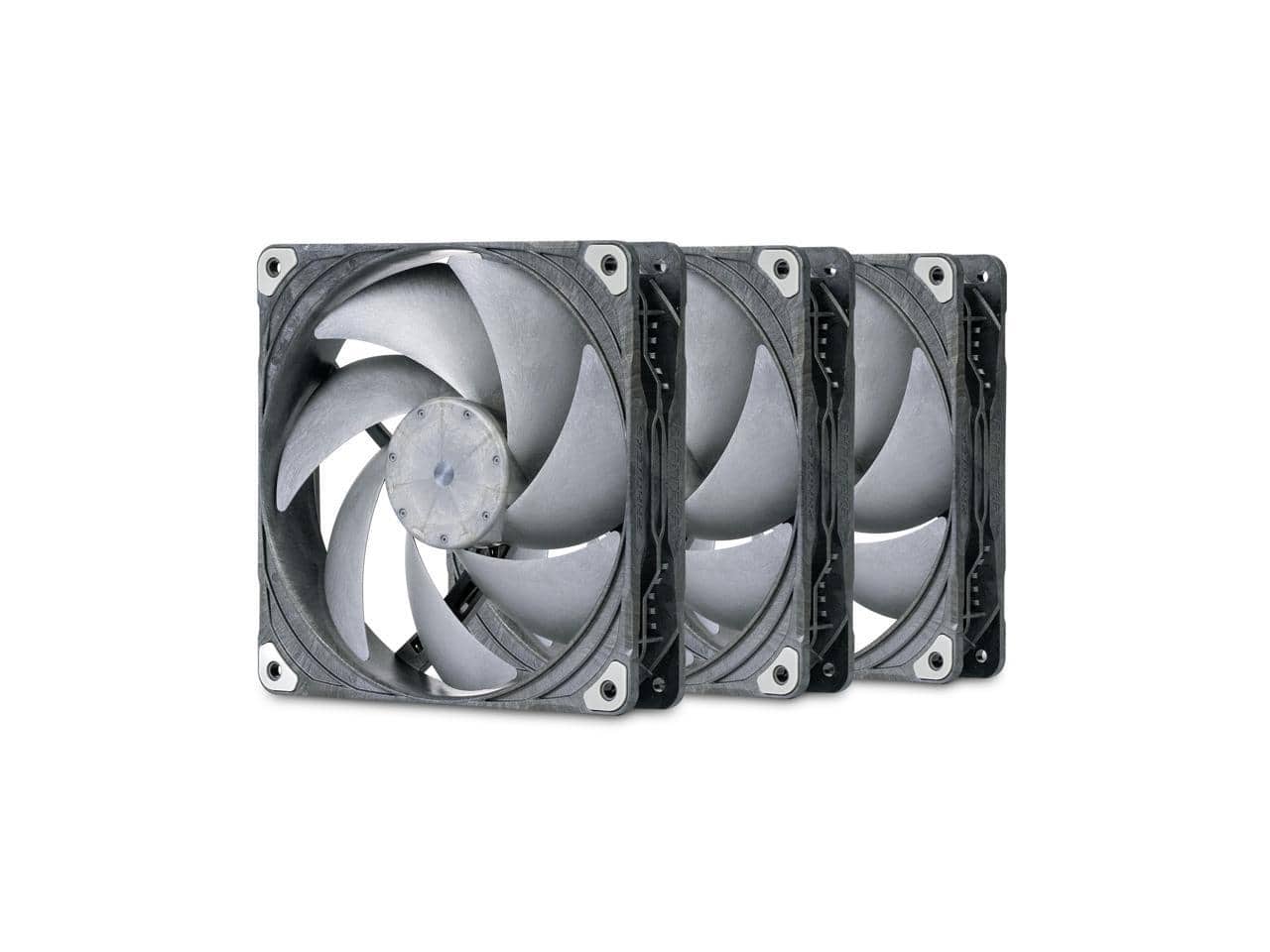 Phanteks - T30-140 Triple-Pack, 140mm PWM Fan, LCP Frame, 3-Mode Speed - Black/Grey