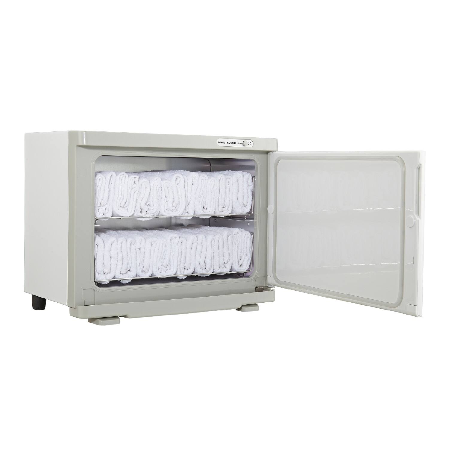 Angle. Pursonic - Pursonic Deluxe Towel Warmer With Uv Sterilizer - White.