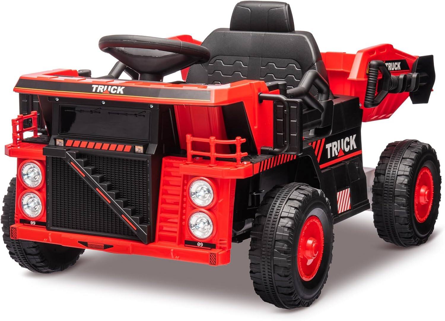 Electrodes Masters - 12V Ride On Dump Truck for Kids,Remote Control Electric Construction Vehicle with Dump Bed & Shovel, Music price history on PriceWatchPro